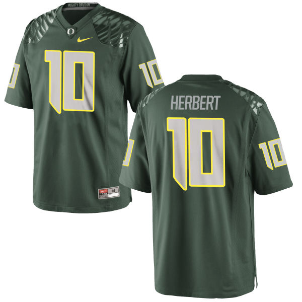 Men's Nike Justin Herbert Oregon Ducks Replica Green Football Jersey