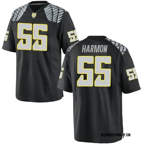 Men's Nike Derrick Harmon Oregon Ducks Replica Black Football College Jersey