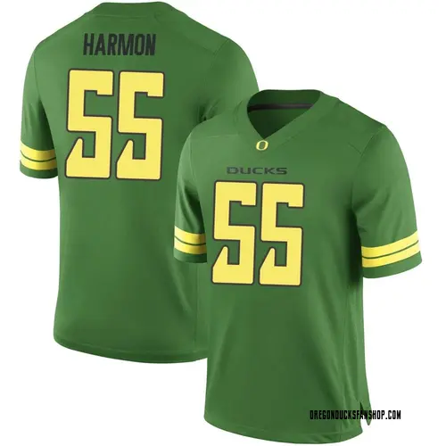 Men's Nike Derrick Harmon Oregon Ducks Replica Green Football College Jersey