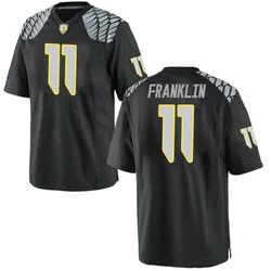 Men's Nike Troy Franklin Oregon Ducks Replica Black Football College Jersey
