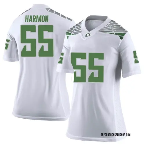 Women's Nike Derrick Harmon Oregon Ducks Limited White Football College Jersey