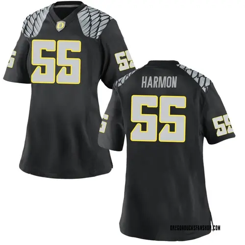Women's Nike Derrick Harmon Oregon Ducks Replica Black Football College Jersey